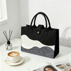 New Arrivals Large Capacity Felt Tote Bags Reusable All In One Multiuse Women Shoulder Bag Gift Shopping Bag Ladies Bag Fashion Bag Women Casual Trendy Shoulder Bag Women Handbags Ladies Shoulder Bags