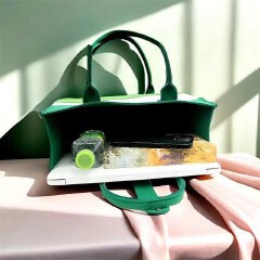 New Arrivals Large Capacity Felt Tote Bags Reusable All In One Multiuse Women Shoulder Bag Gift Shopping Bag Ladies Bag Fashion Bag Women Casual Trendy Shoulder Bag Women Handbags Ladies Shoulder Bags