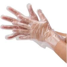 100pcs Transparent Disposable Kitchen Gloves For BBQ Eco-friendly Food Gloves One-off Gloves convenient for handling all food types,good for home,party or events use,also good for  wearing and eating.