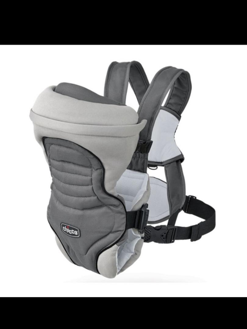 Chicco Ergonomic Baby Carrier | Adjustable Front Baby Carrier | Soft Breathable Infant & Toddler Carrier 3.5-15kg - Grey