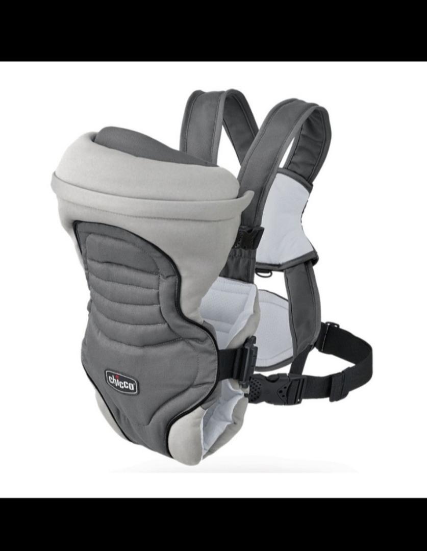 Chicco Ergonomic Baby Carrier | Adjustable Front Baby Carrier | Soft Breathable Infant & Toddler Carrier 3.5-15kg - Grey