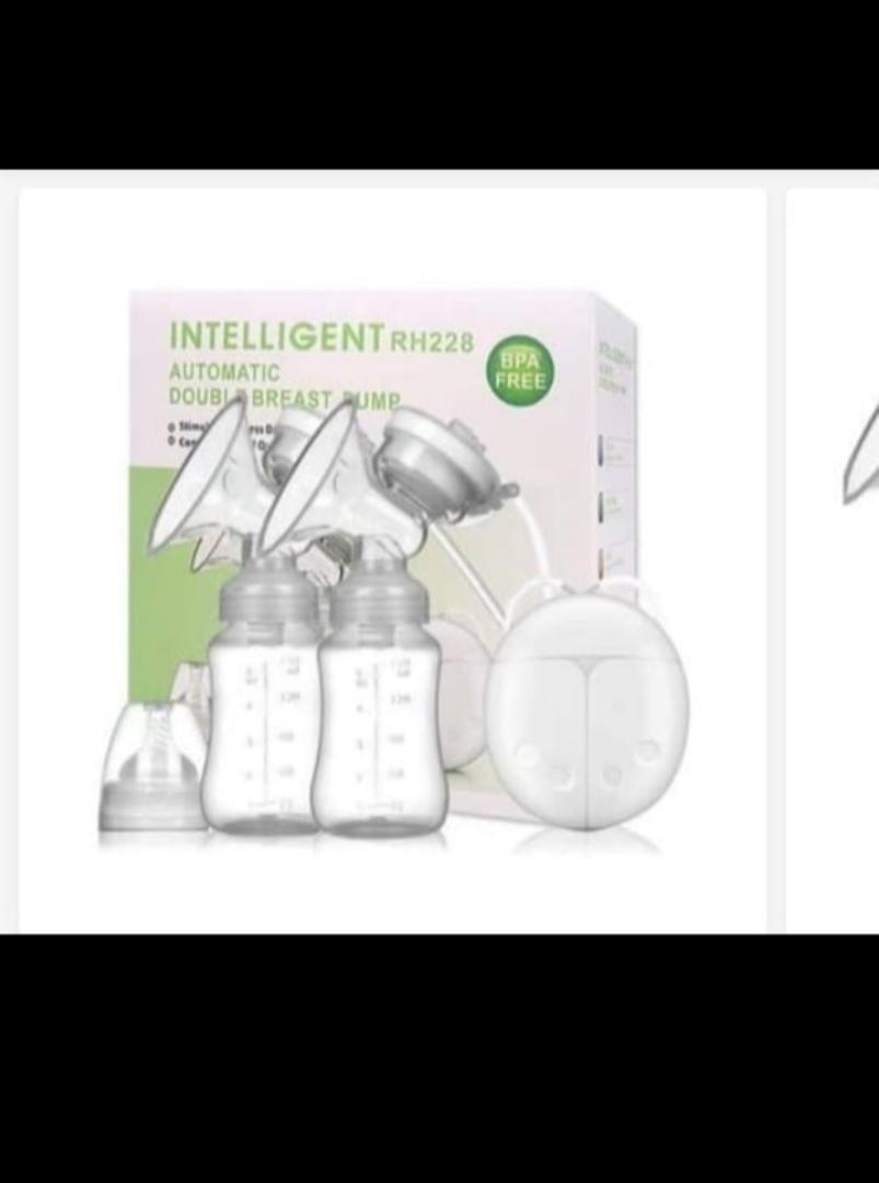 Electric Double Breast Pump Automatic Milk Extractor Intelligent Massage Pumping BPA-Free