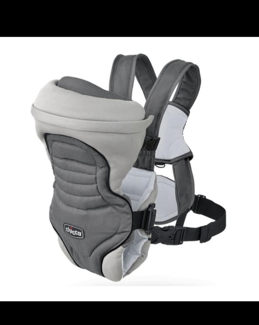 Chicco Ergonomic Baby Carrier | Adjustable Front Baby Carrier | Soft Breathable Infant & Toddler Carrier 3.5-15kg - Grey