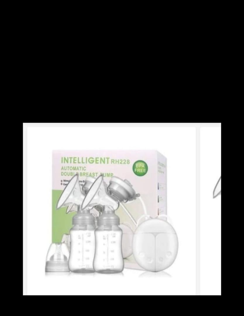 Electric Double Breast Pump Automatic Milk Extractor Intelligent Massage Pumping BPA-Free