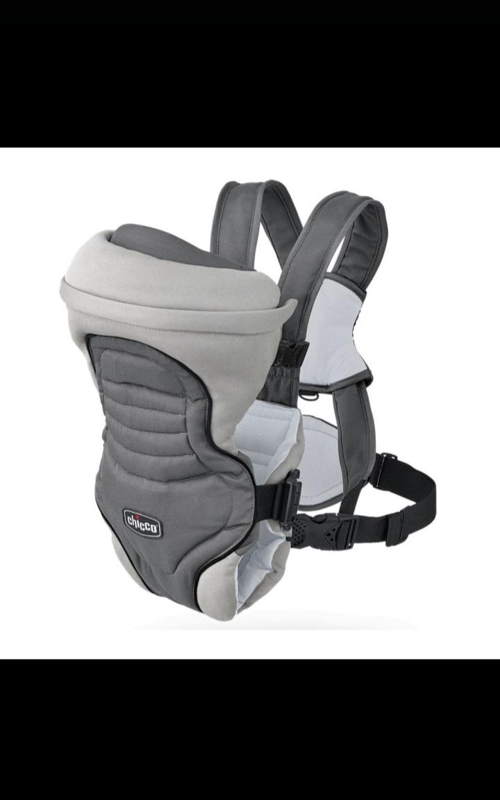 Chicco Ergonomic Baby Carrier | Adjustable Front Baby Carrier | Soft Breathable Infant & Toddler Carrier 3.5-15kg - Grey