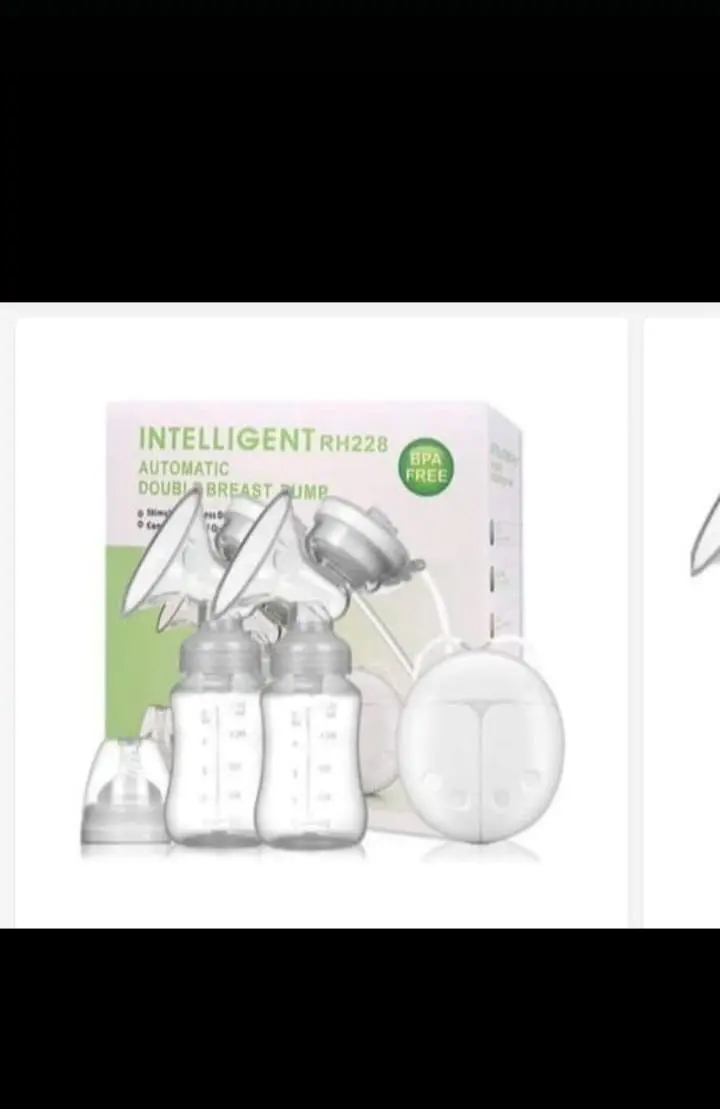 Electric Double Breast Pump Automatic Milk Extractor Intelligent Massage Pumping BPA-Free