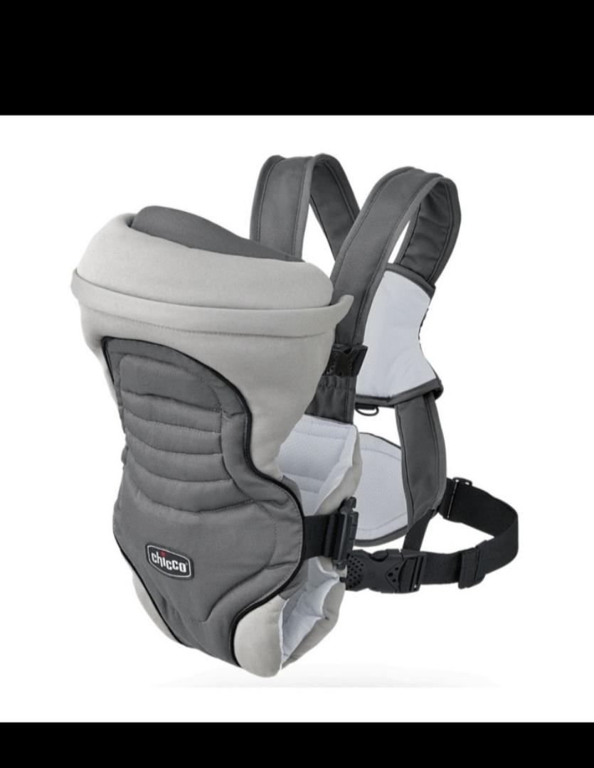 Chicco Ergonomic Baby Carrier | Adjustable Front Baby Carrier | Soft Breathable Infant & Toddler Carrier 3.5-15kg - Grey