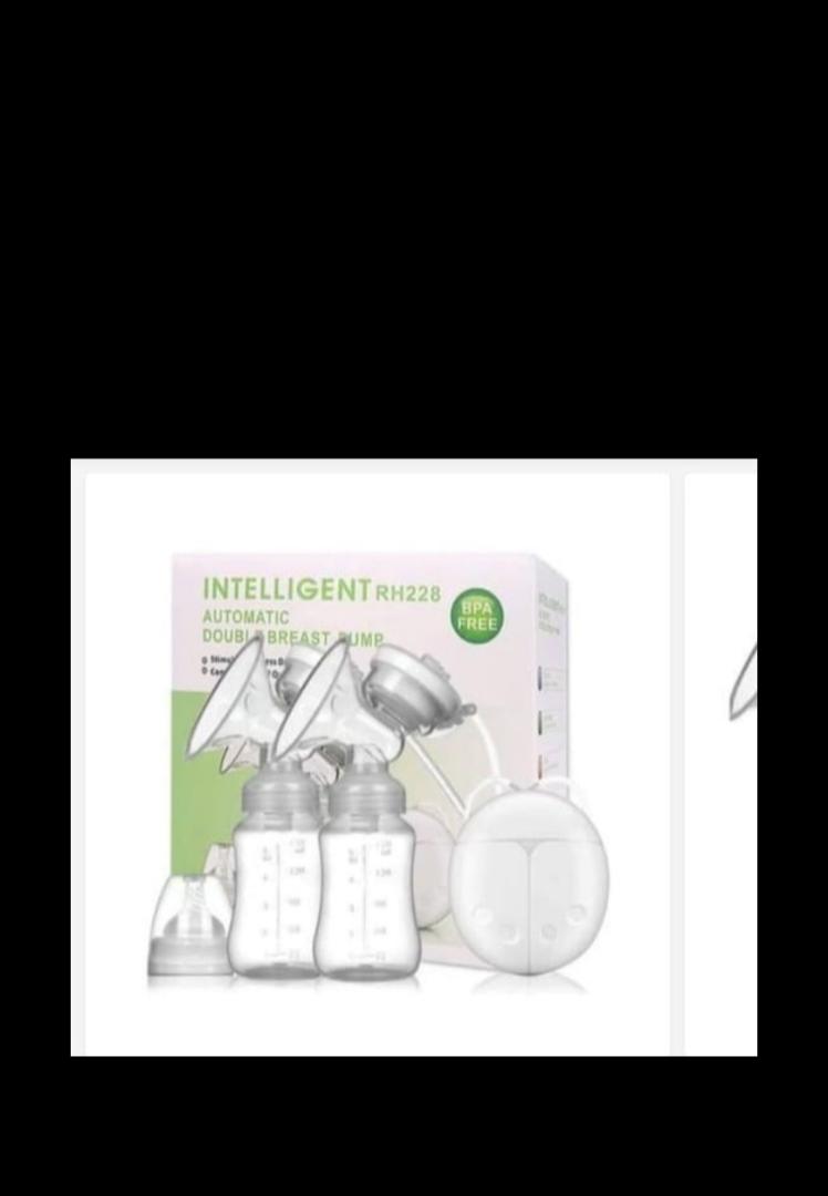 Electric Double Breast Pump Automatic Milk Extractor Intelligent Massage Pumping BPA-Free