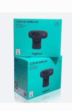 Logitech C270 HD Webcam 720p 30fps Widescreen Video Calling & Recording Camera with Noise-Reducing Mic
