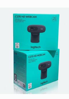 Logitech C270 HD Webcam 720p 30fps Widescreen Video Calling & Recording Camera with Noise-Reducing Mic