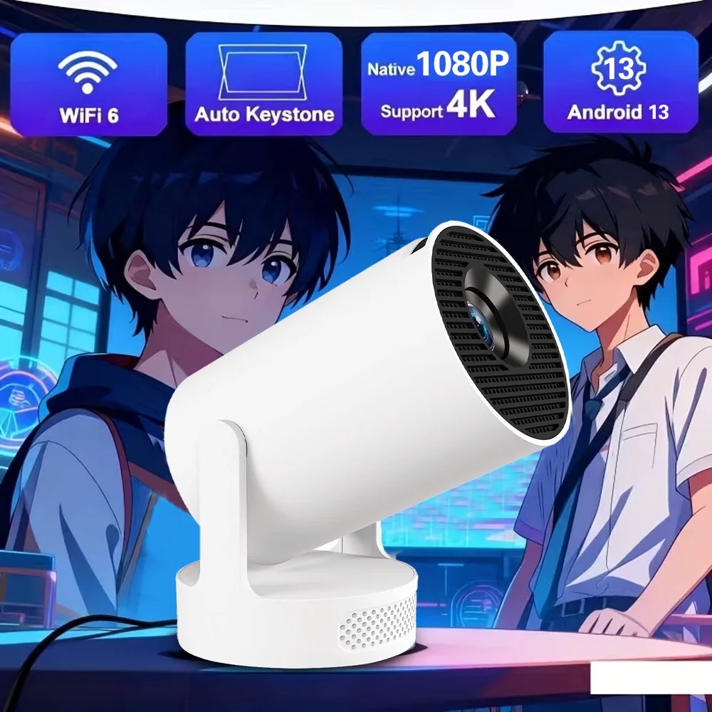 【Savannah Mart】HY300UItra 8K Wifi6 Projector 290ANSI Android 13 Dual WIFI 6_ BT5.0 1280_720P Home Cinema Outdoor portable HY300 Pro + - AliExpress
