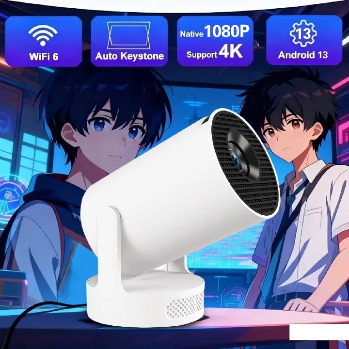 【Savannah Mart】HY300UItra 8K Wifi6 Projector 290ANSI Android 13 Dual WIFI 6_ BT5.0 1280_720P Home Cinema Outdoor portable HY300 Pro + - AliExpress