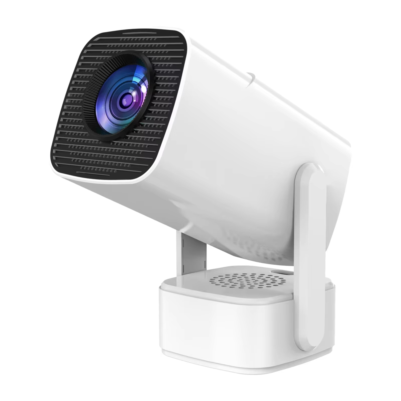 【Savannah Mart】HY800 Smart Projector HY800 Mini Projector 4K Android 13 720P 390 ANSI Lumens Dual Wi-Fi 6 BT 5.0 1920*720P Cinema Portable Projector