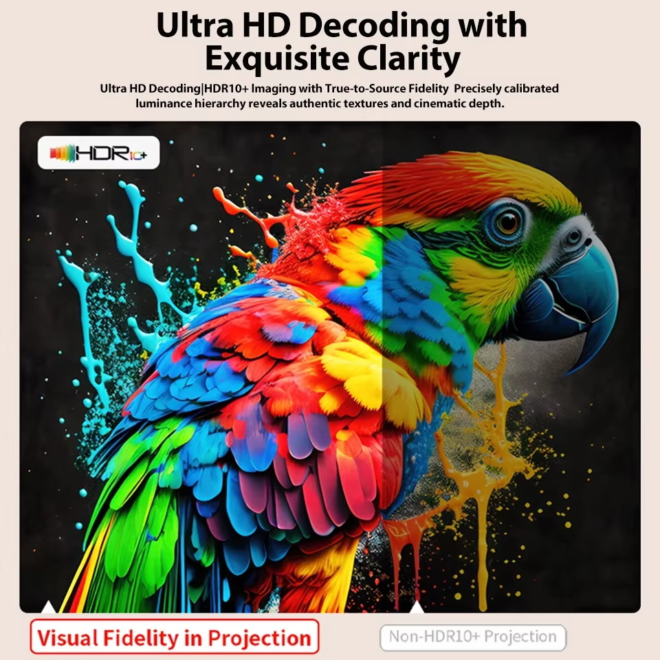 【Savannah Mart】New X3 Native 720P Projector With 4K Decoding & 2.4G 5G WiFi6 BT Home HD YOUTUBE NETFLIX Android portable intelligent projector