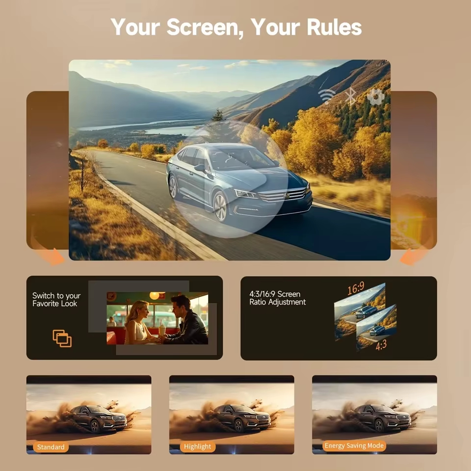 【Savannah Mart】New X3 Native 720P Projector With 4K Decoding & 2.4G 5G WiFi6 BT Home HD YOUTUBE NETFLIX Android portable intelligent projector