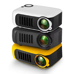 【Savannah Mart】A2000 MINI Projector Portable 3D LED Video Projectors Home Cinema Theater Game Laser Beamer Smart TV BOX 1080P 4K Via HD Port A2000