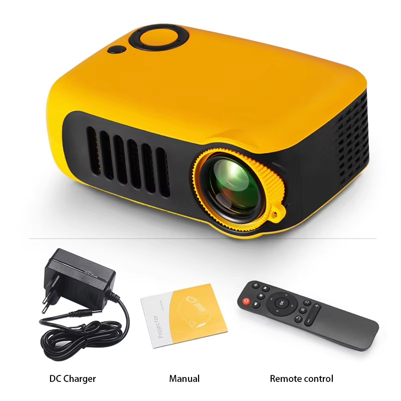 【Savannah Mart】A2000 MINI Projector Portable 3D LED Video Projectors Home Cinema Theater Game Laser Beamer Smart TV BOX 1080P 4K Via HD Port A2000