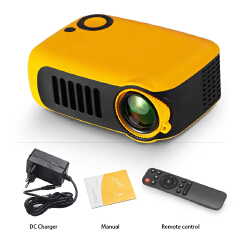 【Savannah Mart】A2000 MINI Projector Portable 3D LED Video Projectors Home Cinema Theater Game Laser Beamer Smart TV BOX 1080P 4K Via HD Port A2000