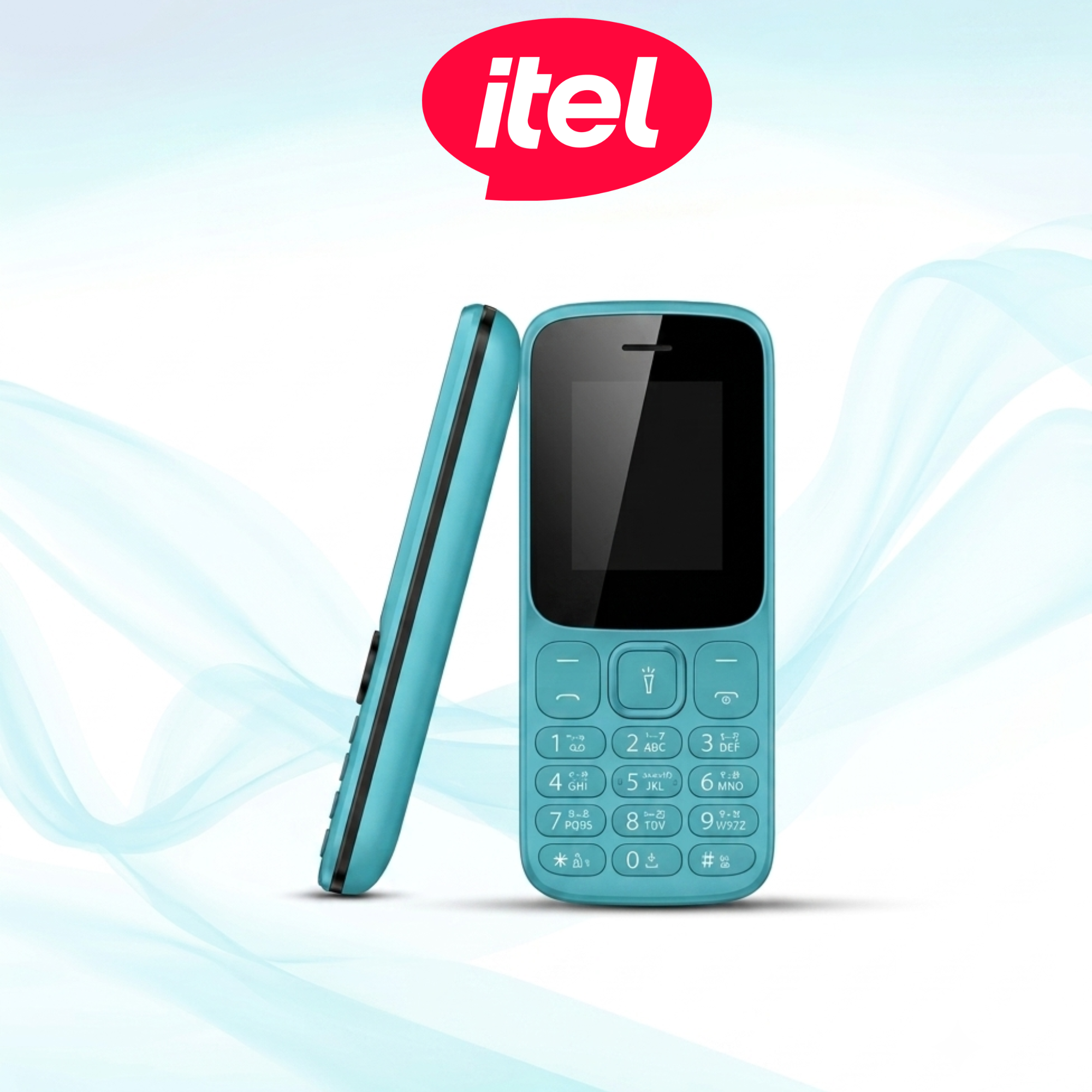 LIMITED DISCOUNT !!!!!BRAND NEW ITEL 2165 DUAL SIM CARD SLOT TORCH,FM RADIO,2.8" SCREEN DISPLAY,BATTERY 1000MAH ,KABAMBE/MULIKA,Light Blue, Deep Blue .