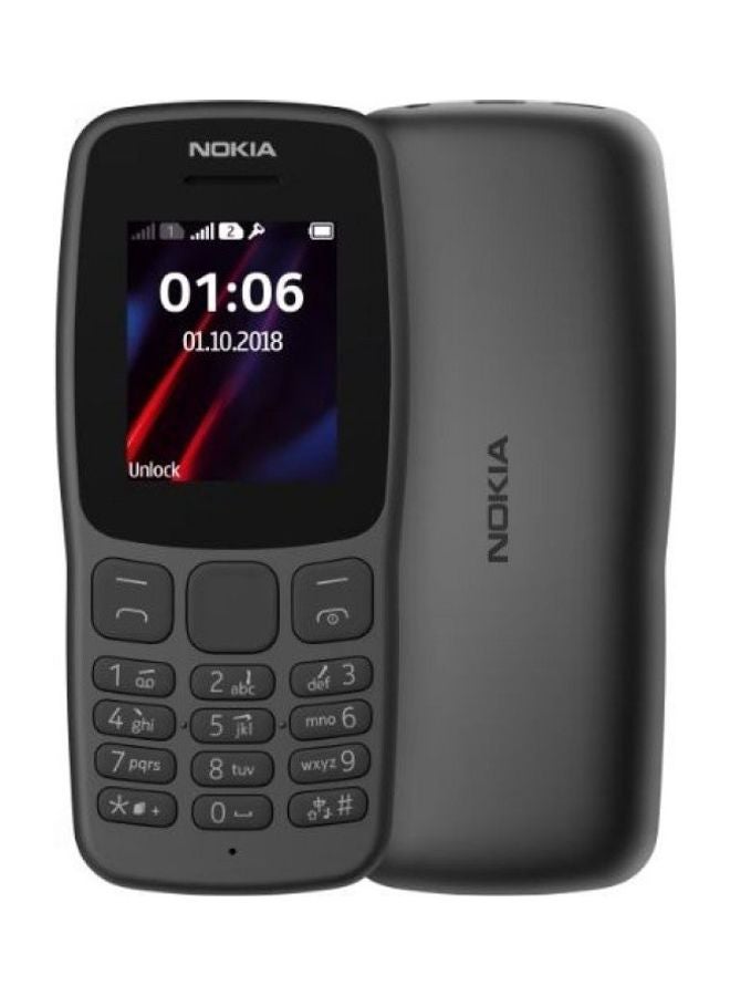 LIMITED DISCOUNT !!!BRAND NEW Nokia 106 4G !!!,4MB RAM Expandable to 32GB WITH MicroSD, 1.8" Dual SIM Cards, 800 MAhBattery with FM Radio and Micro USB, Kabambe _ BLACK & FREE GIFT STRAP WATCH.