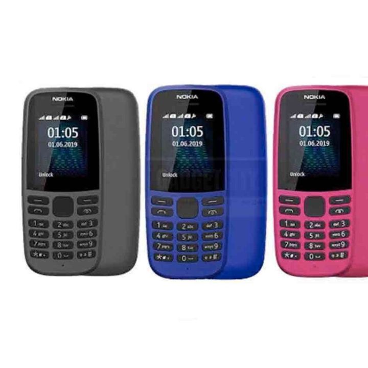 LIMITED DISCOUNT💃🏻💃🏻🔥🔥 !! BRAND NEW NOKIA 105 HMD SIM CARD FEATURE PHONE WITH Bluetooth /Wireless FM/SD Slot kabambe/katululu/mulika mwizi/button feature phone
