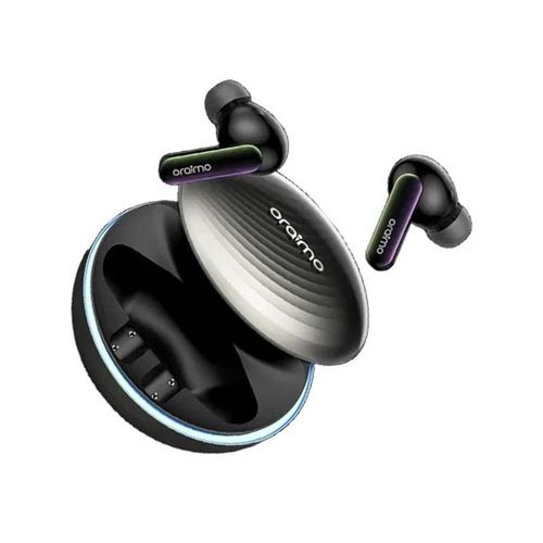 Oraimo Spacebuds 2 OTW-631 Earbuds 52dB Hybrid Active Noise Cancelling Earpods With Spatial Sound 45H Playtime Smart Remote Case AI Voice Assistant For Bluetooth Enabled Laptops And Mobile Phones