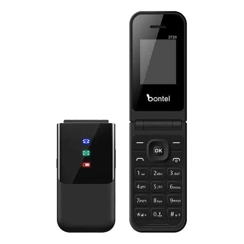 LIMITED DISCOUNT🔥🔥💃🏻💃🏻 !!!BRAND NEW BONTEL 2720 1.77" DISPLAY FLIP PHONE DUAL(TWO) SIM CARD SLOT MP3,MP4,FM RADIO FLASH TORCH BATTERY 1000MAH FEATURE PHONE