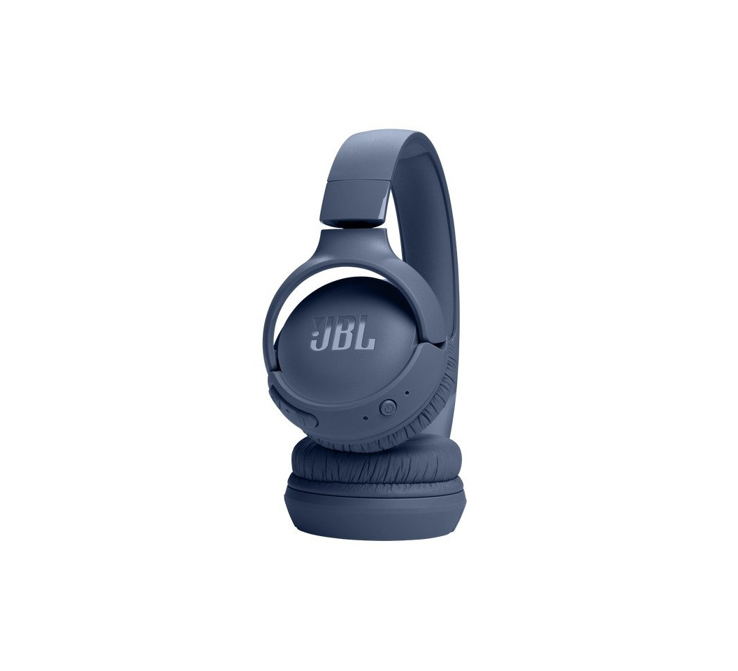 JBL TUNE 520BT ,On Ear Wireless Headphones, Bluetooth 5.3,40H battery life and speed charge (5mins = 2H) ,Multi-point connections & Hands-free calls - Blue,Black
