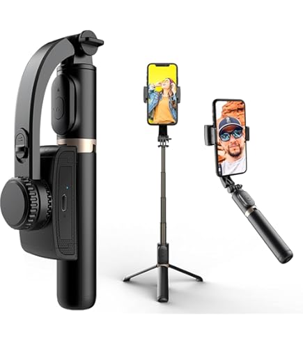Oraimo Flow Motion Smart Gimbal Stabilizer OAT-201A Portable Handheld Selfie Stick Tripod with Face Tracking & Smooth Video Stabilization