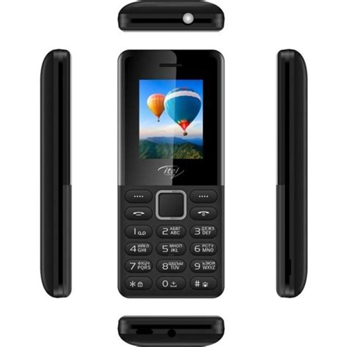 LIMITED DISCOUNT !!!BRAND NEW ITEL 2163 ,1.8" TFT Screen | 4MB RAM+4MB Storage Expandable Upto 32GB | 1000mAh Battery,Dual SIM Card,Torch,1.3MP Camera | 2G | 2000 Contacts & 500 Messages, FM, BLACK