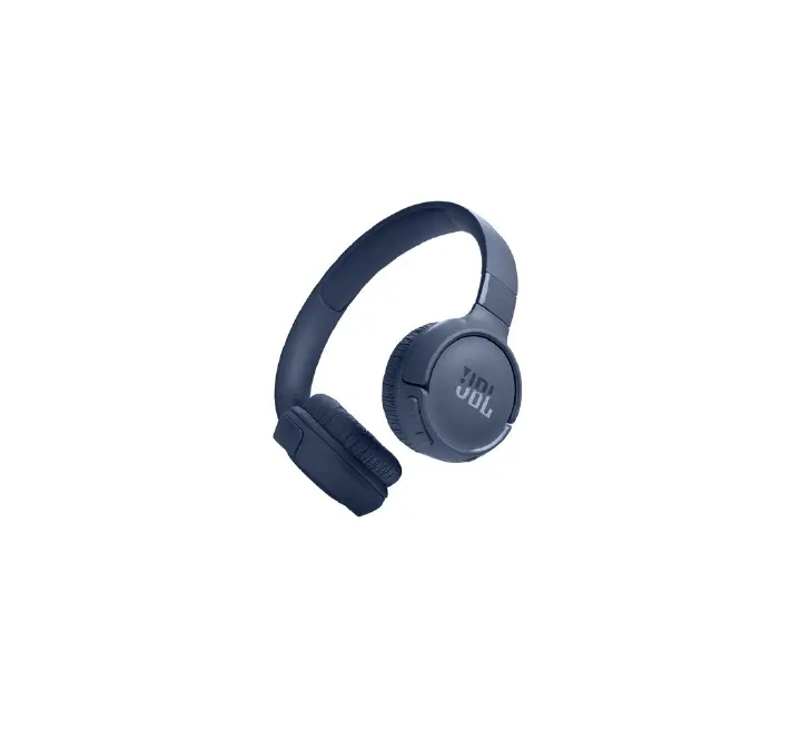 JBL TUNE 520BT ,On Ear Wireless Headphones, Bluetooth 5.3,40H battery life and speed charge (5mins = 2H) ,Multi-point connections & Hands-free calls - Blue,Black