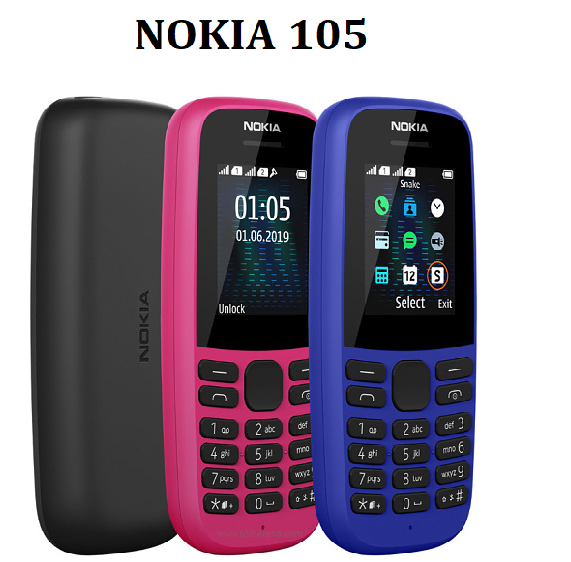 LIMITED DISCOUNT💃🏻💃🏻🔥🔥 !! BRAND NEW NOKIA 105 HMD SIM CARD FEATURE PHONE WITH Bluetooth /Wireless FM/SD Slot kabambe/katululu/mulika mwizi/button feature phone