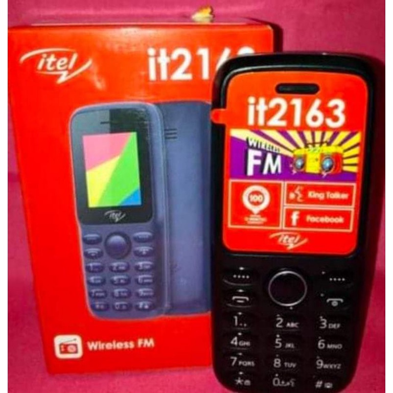 LIMITED DISCOUNT !!!BRAND NEW ITEL 2163 1.8" Display Wireless FM Dual SIM Opera Mini Bright Torch Kabambe Katululu Button Feature Phone King Talker with 2000 Contacts Memory, Long-Lasting Battery,