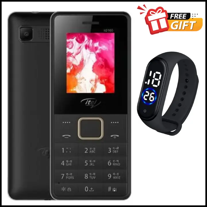 LIMITED DISCOUNT !!!BRAND NEW ITEL 2160 DUAL SIM CARD BLUETOOTH MEMORY CARD SLOT WIRELESS FM RADIO CAMERA KABAMBE/KATULULU/MULIKA MWIZI FEATURED PHONE WITH