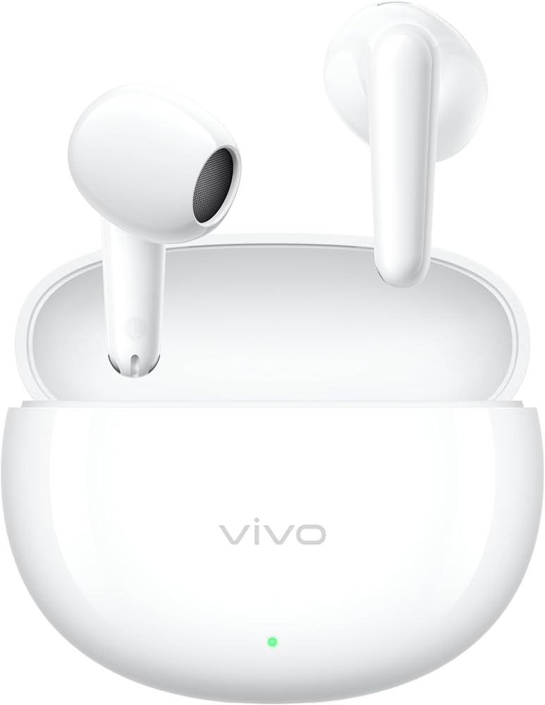 VIVO Buds Air3 Wireless Bluetooth Headphones, 50 Hours of Runtime, 3.7g, Noise Reduction in Calls with AI, Dual Connection with Multiple Devices, Bluetooth 6.0