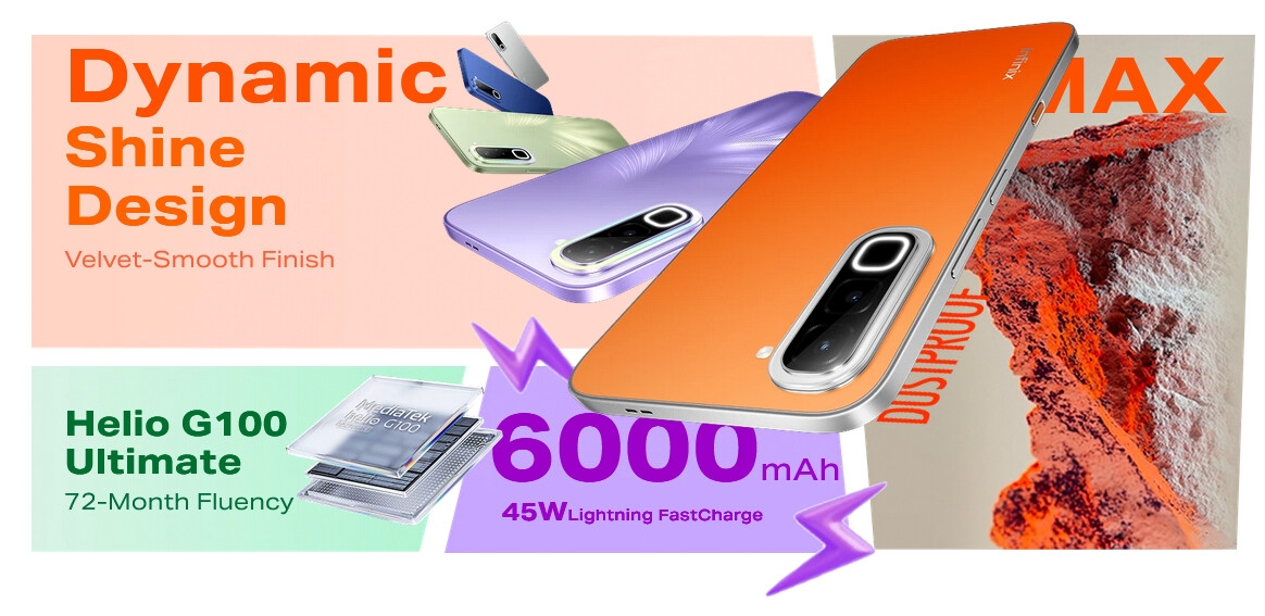 The Infinix Hot 70 6GB RAM 128GB is an affordable smartphone designed for users who want dependable performance, a stylish design, long battery life, and a smooth display without spending a fortune.