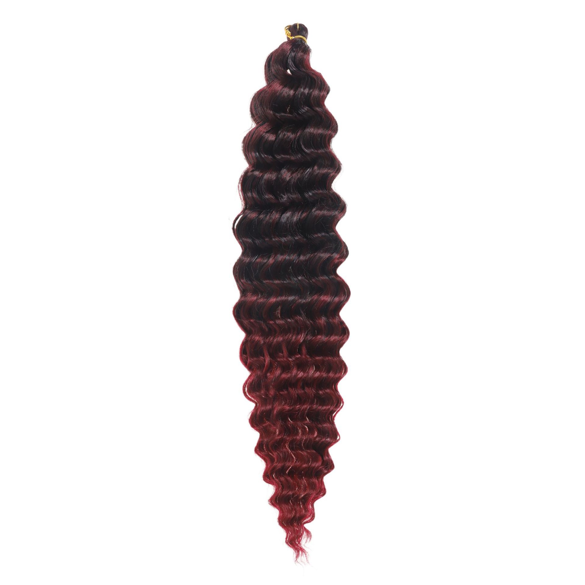 Hot Sale 3PCS/SET Curly Half Wig 22 Inch Fiber Blend Human Hair Headband Wig 3 in 1 Shaggy Wave Flip Over Drawstring Wig 200% Density Natural Black Ready to Go Glueless Wigs for Women Gifts J37