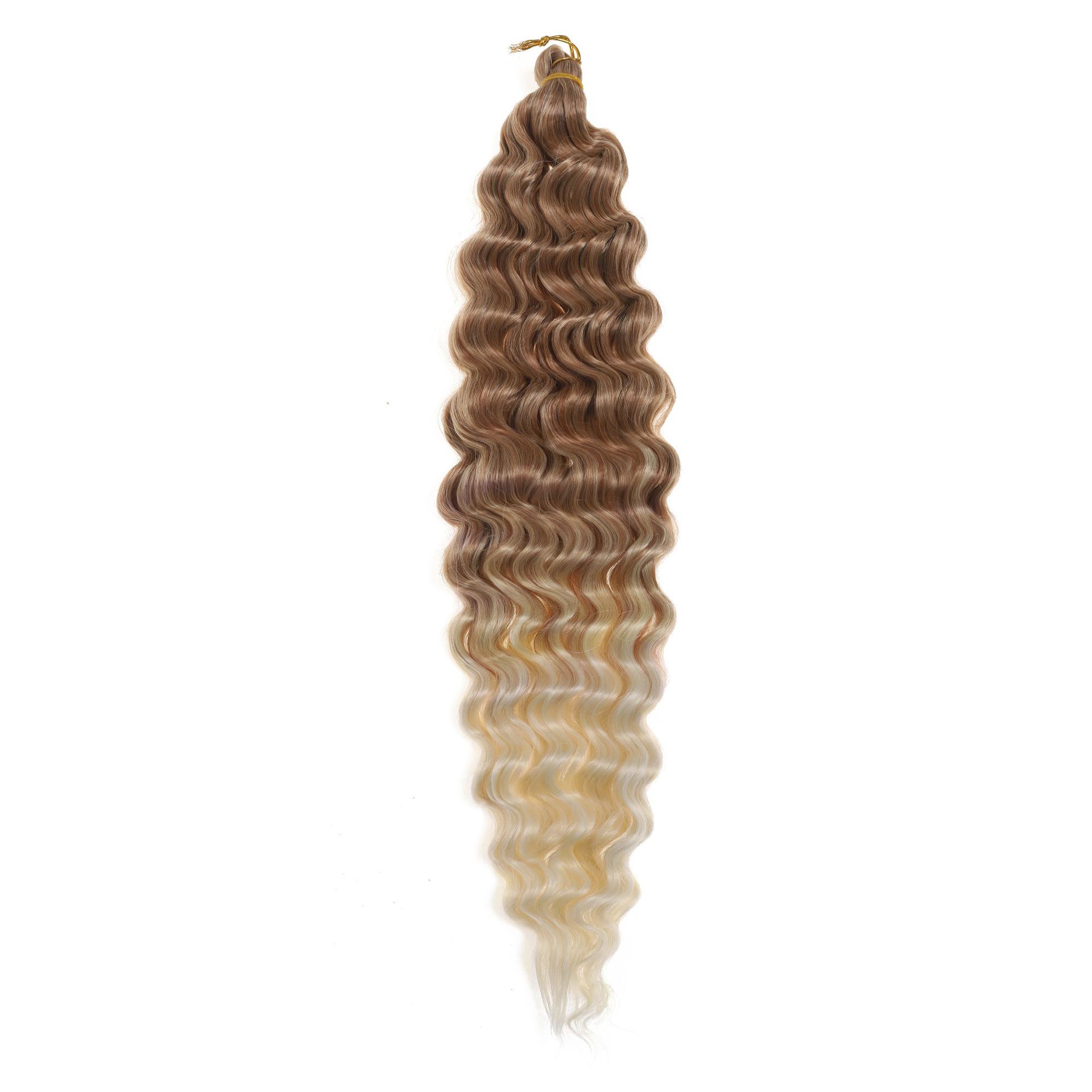 Hot Sale 3PCS/SET Curly Half Wig 22 Inch Fiber Blend Human Hair Headband Wig 3 in 1 Shaggy Wave Flip Over Drawstring Wig 200% Density Natural Black Ready to Go Glueless Wigs for Women Gifts J37