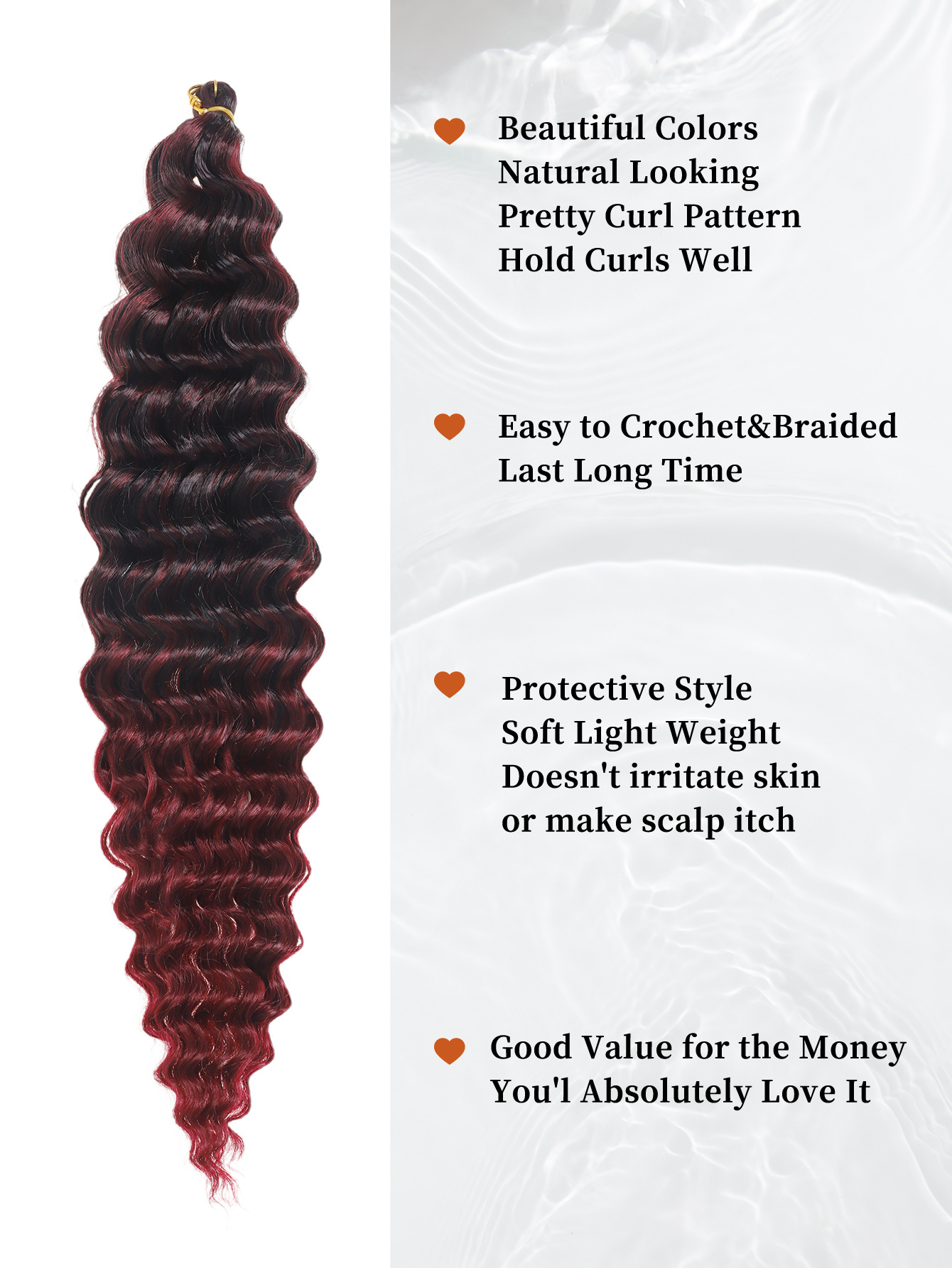 Hot Sale 3PCS/SET Curly Half Wig 22 Inch Fiber Blend Human Hair Headband Wig 3 in 1 Shaggy Wave Flip Over Drawstring Wig 200% Density Natural Black Ready to Go Glueless Wigs for Women Gifts J37