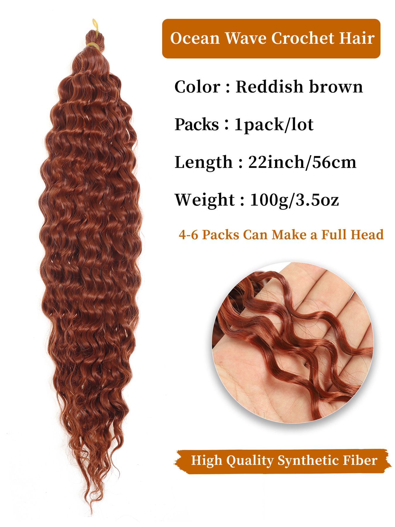 Hot Sale 3PCS/SET Curly Half Wig 22 Inch Fiber Blend Human Hair Headband Wig 3 in 1 Shaggy Wave Flip Over Drawstring Wig 200% Density Natural Black Ready to Go Glueless Wigs for Women Gifts J37