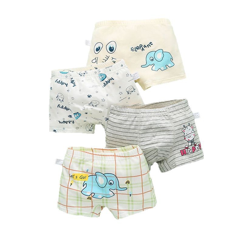 80Kinds 4PCS Boys Soft Cotton Boxer Briefs Dinosaur Polar Bear Toddler Kids Underwear Cartoon Boys CHEAP Boxer Briefs Moisture-Wicking Underwear for Boys Multipack Children M-4XL Truck Panties L89