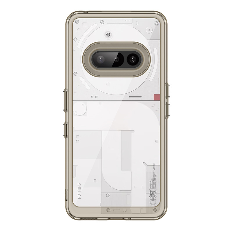 nothing phone 3a back cover case Clear PC+ Transparent TPU Bumper gray 3A *5pcs