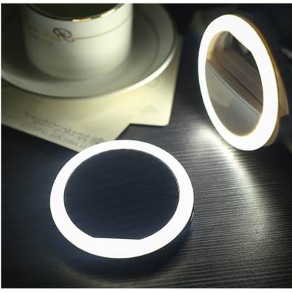Portable Mini Phone Selfie LED Ring Light Spotlight 36 LED Flash Light Pocket Clip Photography Smartphone