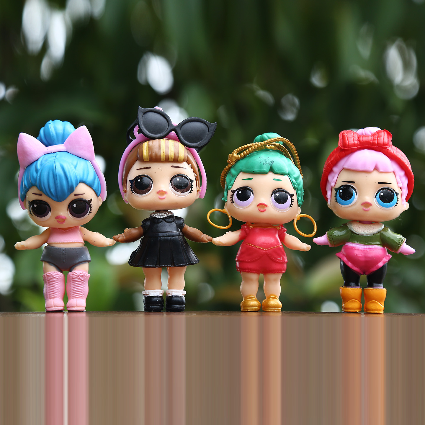 8PCS/SET 8-9CM LOL Dolls Figurine  Anime Surprise Doll Figurine Model Box Creative Miniature Landscape Decoration Trendy Display Birthday Christmas Gifts for Boys Girls Playing House Fidget Toys C15