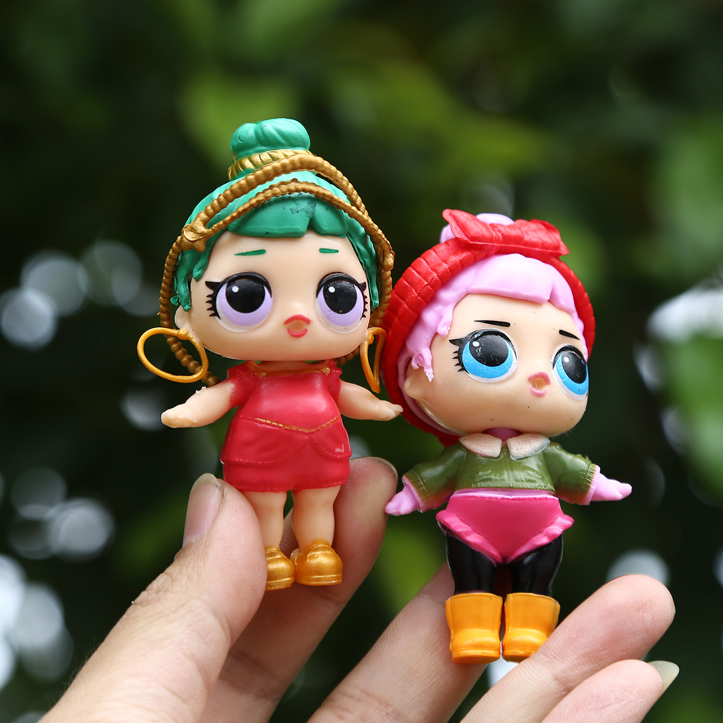 8PCS/SET 8-9CM LOL Dolls Figurine  Anime Surprise Doll Figurine Model Box Creative Miniature Landscape Decoration Trendy Display Birthday Christmas Gifts for Boys Girls Playing House Fidget Toys C15