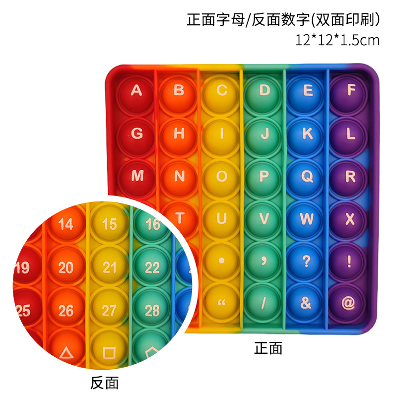 Best Christmas Gifts 27Kinds Fidget Toys Pop Fidget Sensory Toys Set Stress Relief Gifts for Kids Adults  Pop Bulk Party Favors  Bubble Sensory Toy Classroom Prizes Baby Early Educational Toy C02