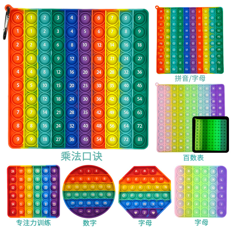 Best Christmas Gifts 27Kinds Fidget Toys Pop Fidget Sensory Toys Set Stress Relief Gifts for Kids Adults  Pop Bulk Party Favors  Bubble Sensory Toy Classroom Prizes Baby Early Educational Toy C02