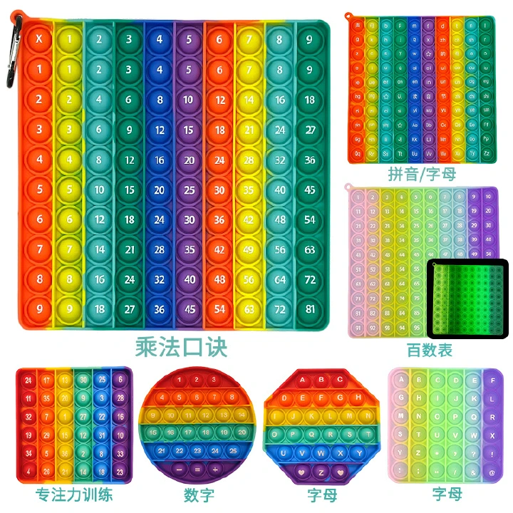 Best Christmas Gifts 27Kinds Fidget Toys Pop Fidget Sensory Toys Set Stress Relief Gifts for Kids Adults  Pop Bulk Party Favors  Bubble Sensory Toy Classroom Prizes Baby Early Educational Toy C02