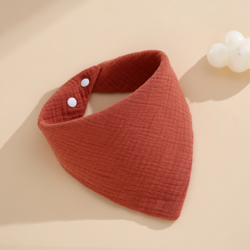 Mix 5-Pack Infant Baby Soft Cotton Bandana Bibs for Drooling and Teething Copper Pearl Baby Bibs,Bandana Drool Bibs for Baby Girls Boys,Soft Cotton Bibs Pure Color Kids Bids Burp Cloths C73