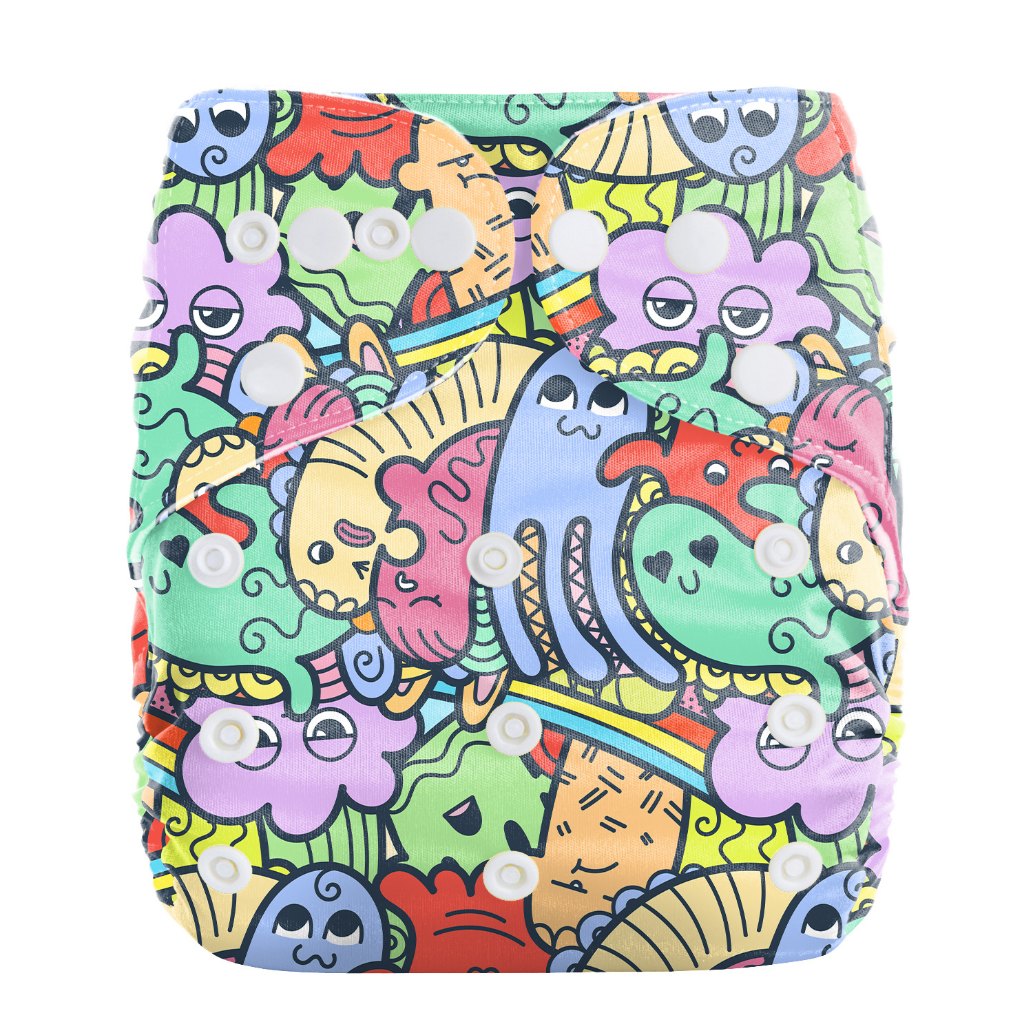 2PCS Baby Cloth Diapers+1PCS Nappy Gift,New Washable Cloth Diappers Waterproof Potty Training Pants Baby Toddler Fit for Baby 0-2Years,Adjustable Comfortable Soft Infant Diapers for Boys Girls C64